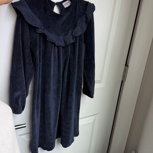 🎭 Cozmo 🎭 Organic velour dress
Navy 8y